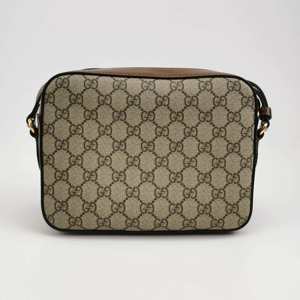 Gucci 1955 Small GG Canvas and Leather Camera Bag 250430781172883