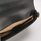 Gucci GG Marmont Mini Leather Solid Chevron Quilted Double G Logo Flap Crossbody Bag 250427781168669