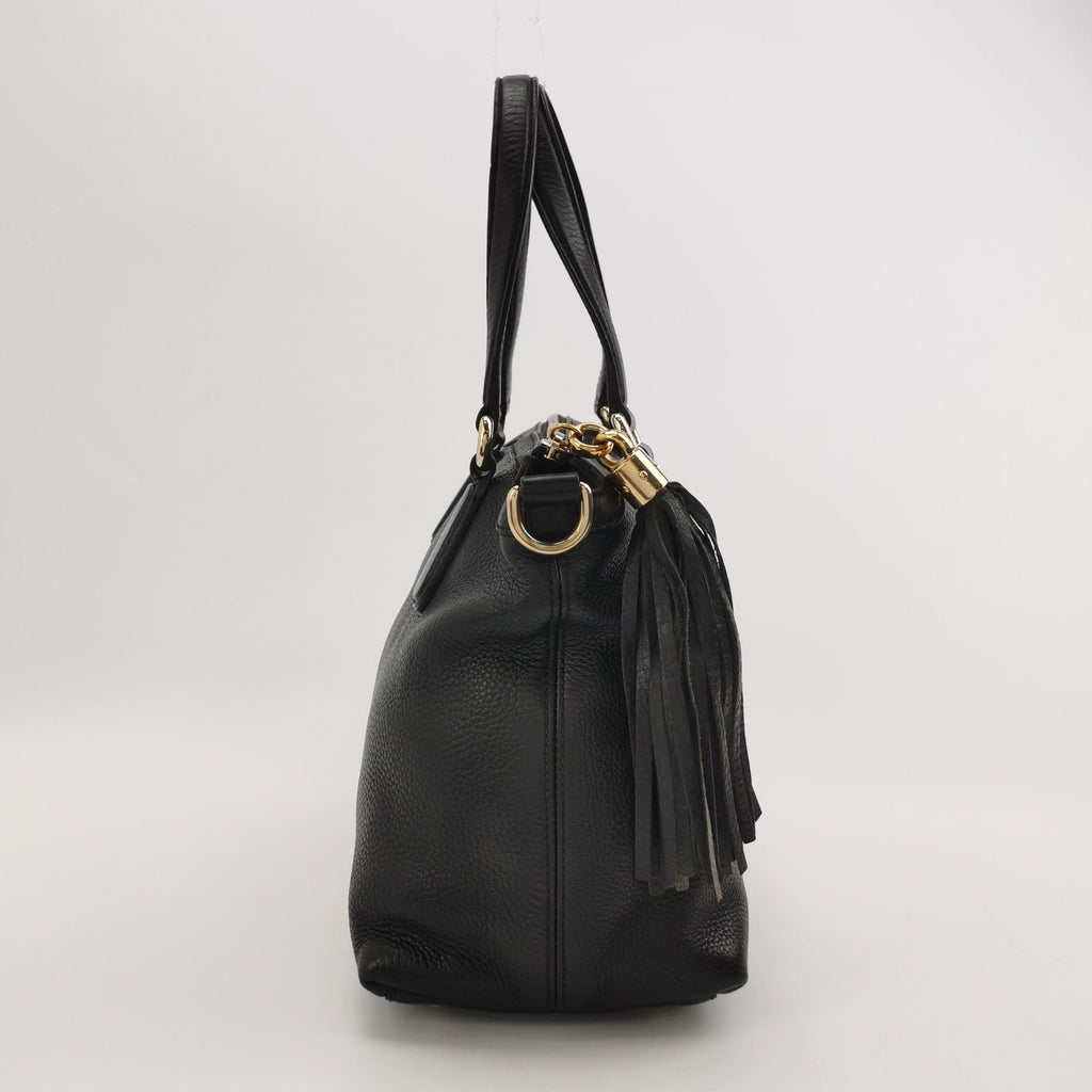 Gucci Soho Leather Tassel GG Crossbody Bag 250426781167089