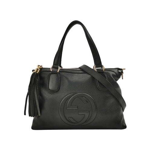 Gucci Soho Leather Tassel GG Crossbody Bag 250426781167089