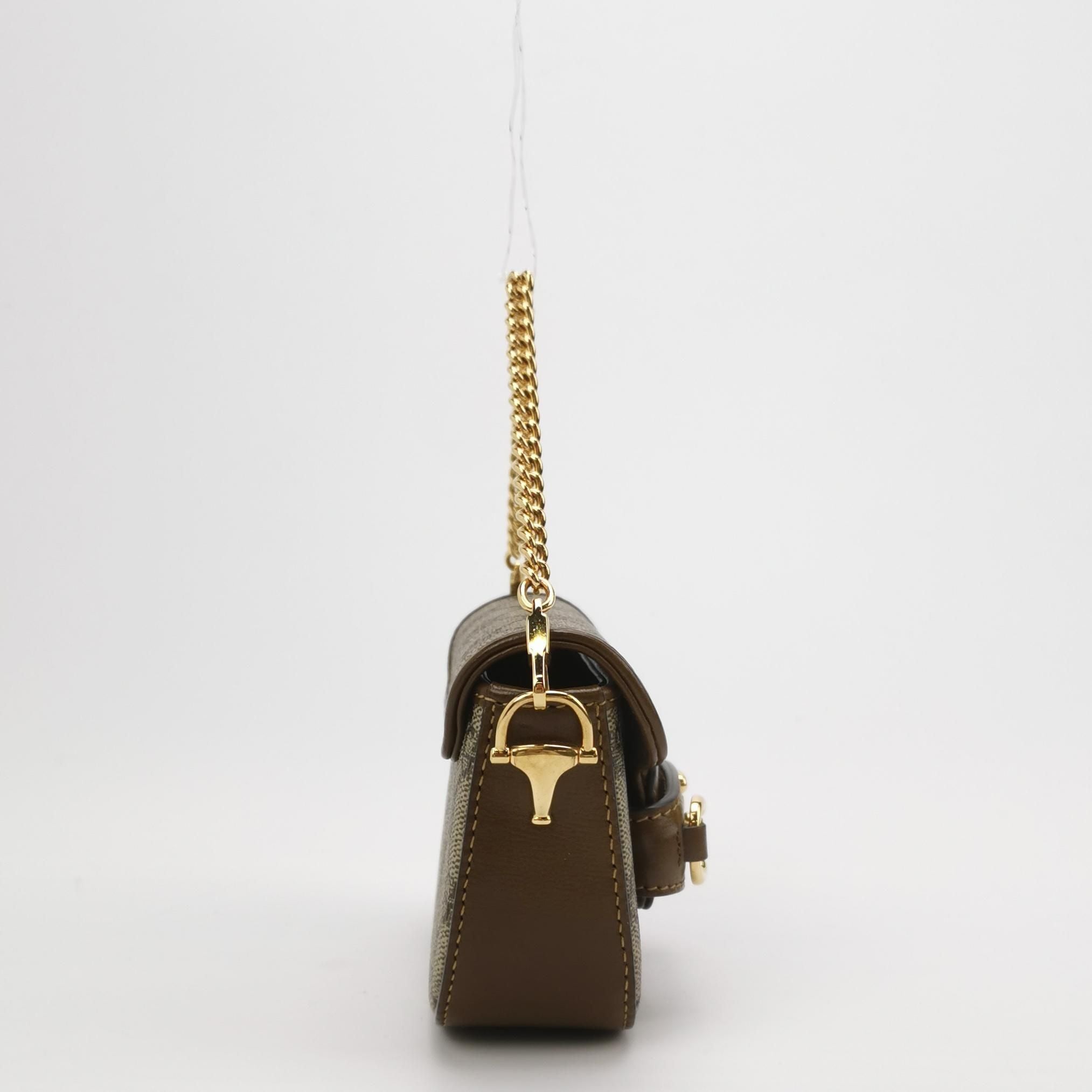 Gucci 1955 Mini GG Supreme Horsebit Shoulder Bag Crossbody Bag 250420781156713