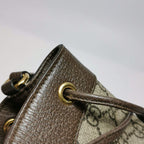 Gucci Ophidia Mini Leather Canvas GG Bucket Crossbody Bag 250420781157579