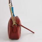 Gucci GG Marmont Small Leather Shoulder Bag with Contrast Trim and Double G Logo 2504171531153558