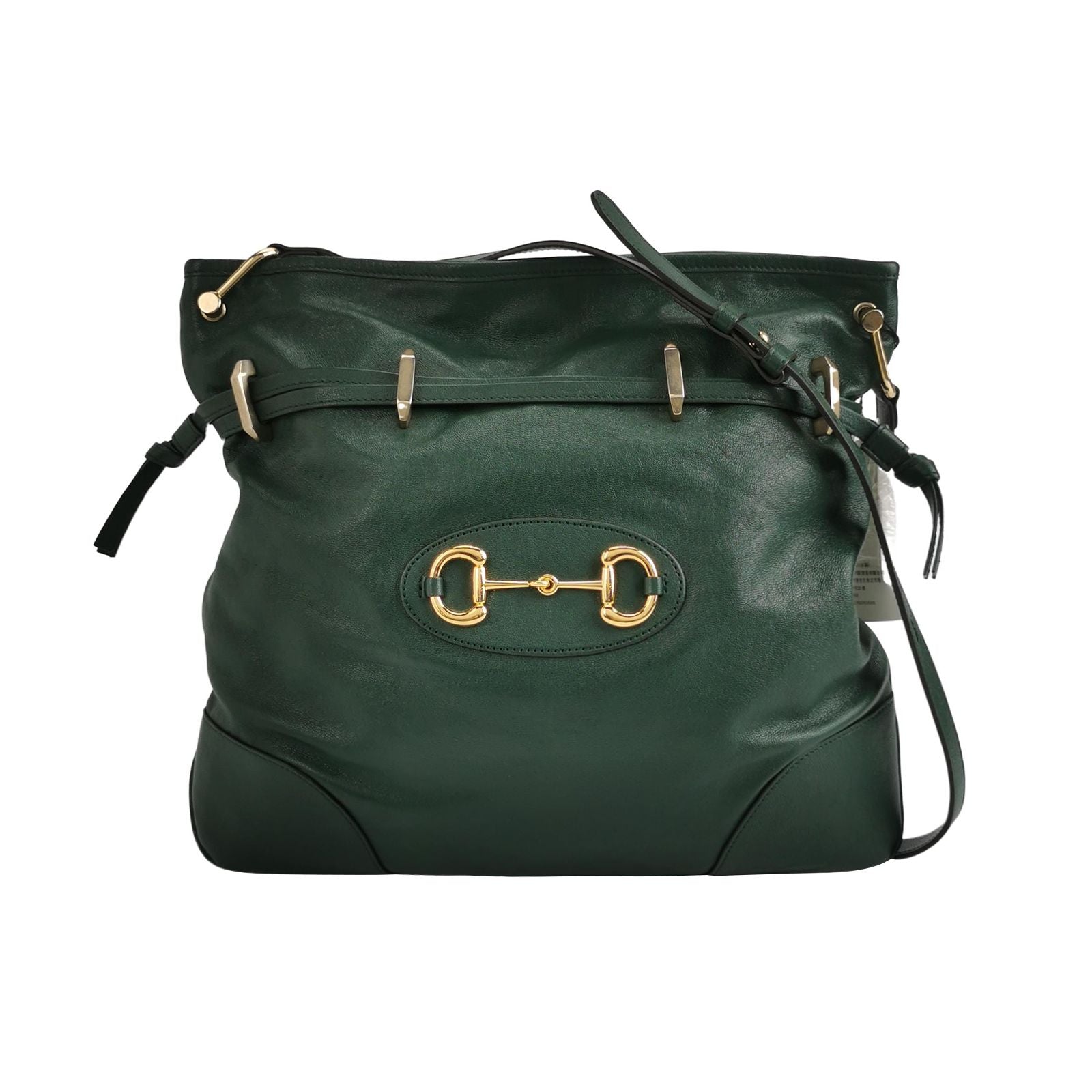 Gucci 1955 Leather Crossbody Bag with Metal Horsebit Detail 250417781153534