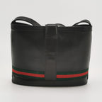 Gucci Leather Striped GG Logo Shoulder Bag Crossbody Bag 250419781155220