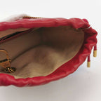 Gucci GG Marmont Mini Leather V-Pattern Quilted Double G Bucket Crossbody Bag 250416781150991