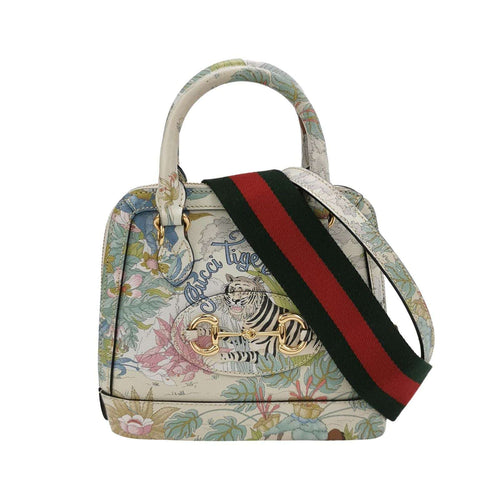 Gucci 1955 Mini Animal Print Horsebit Shoulder Bag 250417781153237