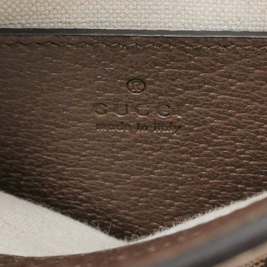 Gucci GG Retro Mini Leather Crossbody Bag with Monogram Logo 047851700122