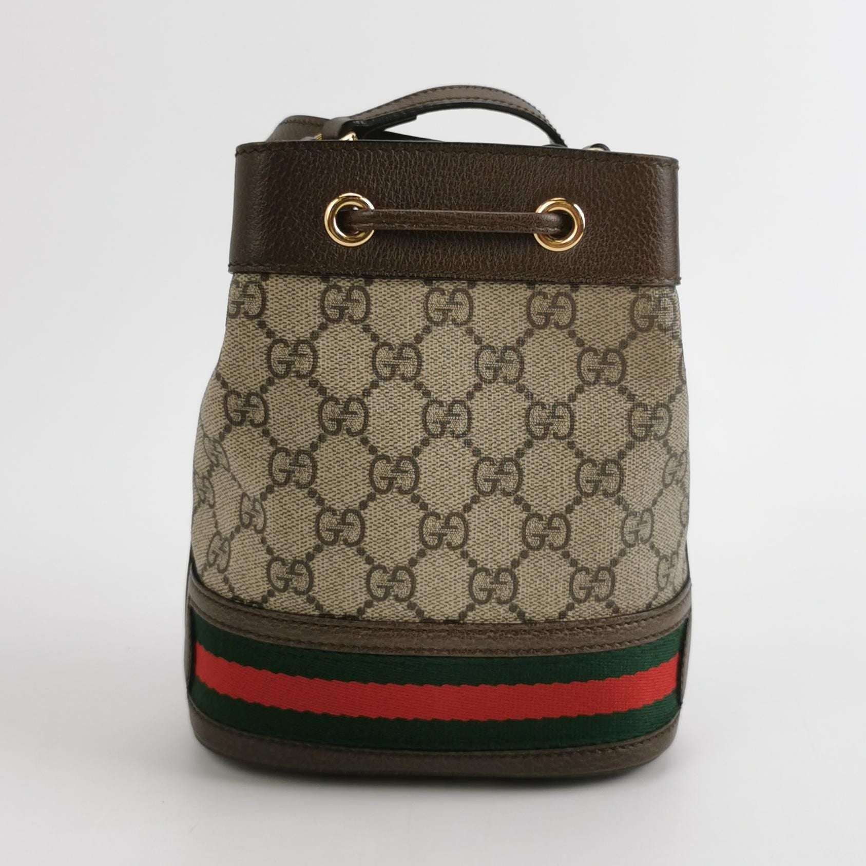 Gucci Ophidia Mini Leather Canvas GG Crossbody Bag 250318781110191