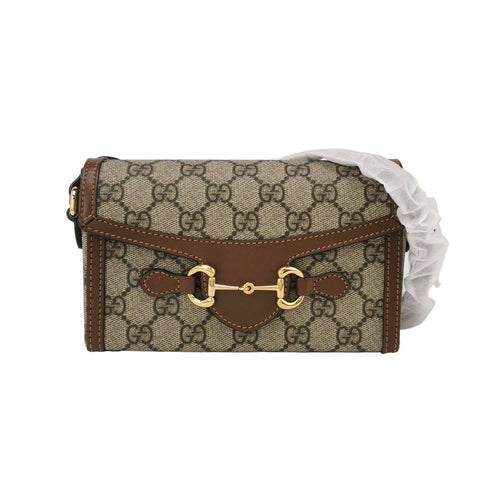 Gucci 1955 Mini GG Supreme Horsebit Shoulder Bag 250411781144492