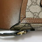 Gucci 1955 Mini GG Supreme Horsebit Shoulder Bag 250411781144492