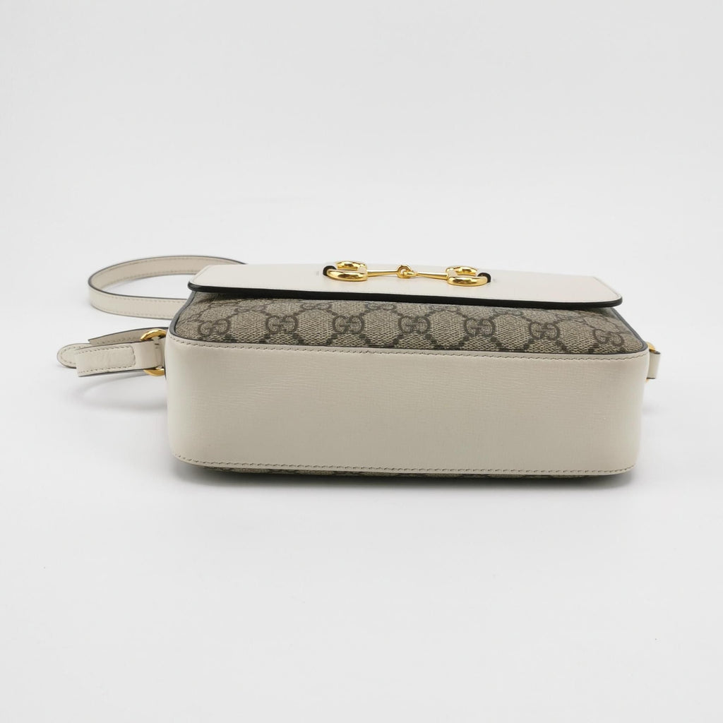 Gucci 1955 Small GG Canvas Horsebit Camera Bag Crossbody Bag 250410781142067