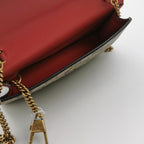 Gucci GG Monogram Leather Cherry Crossbody Bag 047851300346