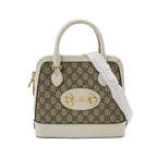 Gucci 1955 Small GG Canvas Horsebit Shell Crossbody Bag 250408781139371