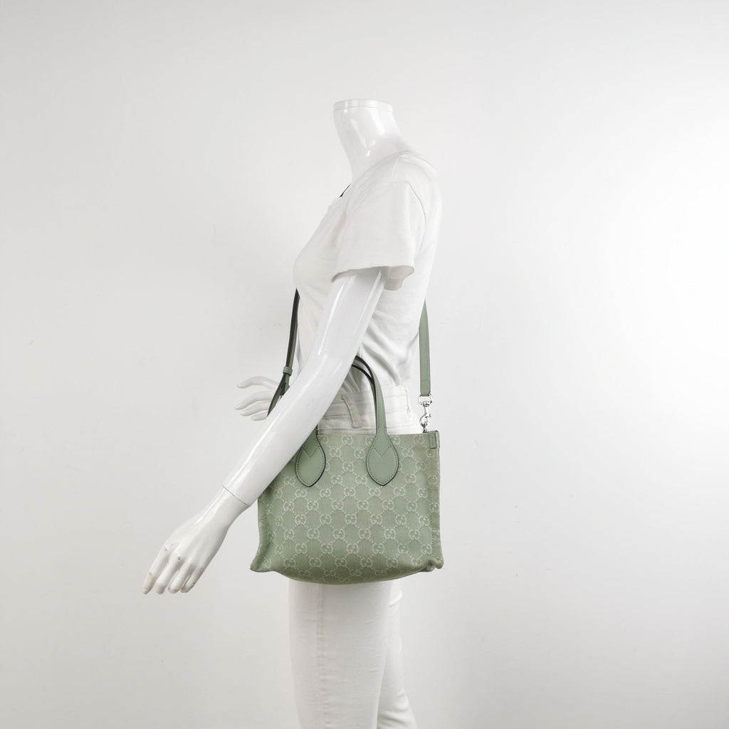 Gucci Ophidia Leather and Canvas GG Monogram Shoulder Bag 250408781139894