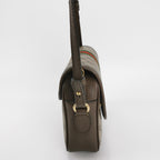 Gucci Ophidia Small Leather Canvas GG Crossbody Bag 047850700656