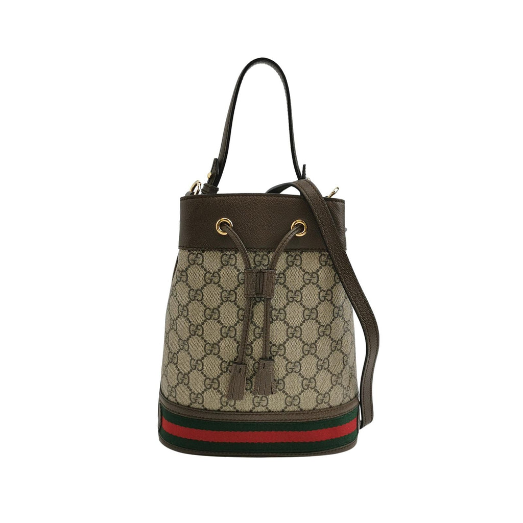 Gucci Ophidia Small Leather Canvas GG Crossbody Bag 250329781126239