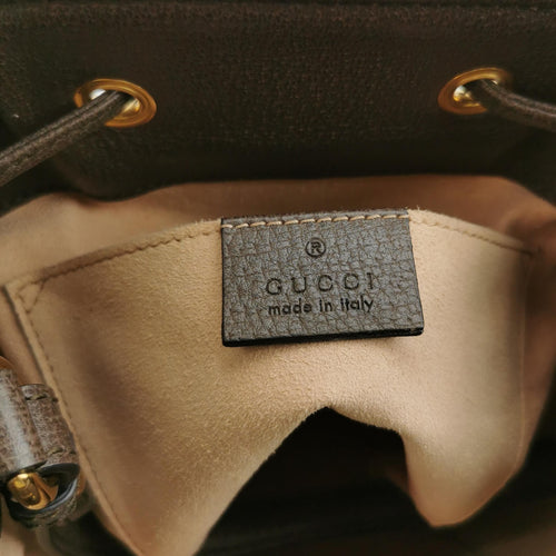 Gucci Ophidia Small Leather Canvas GG Crossbody Bag 250329781126239