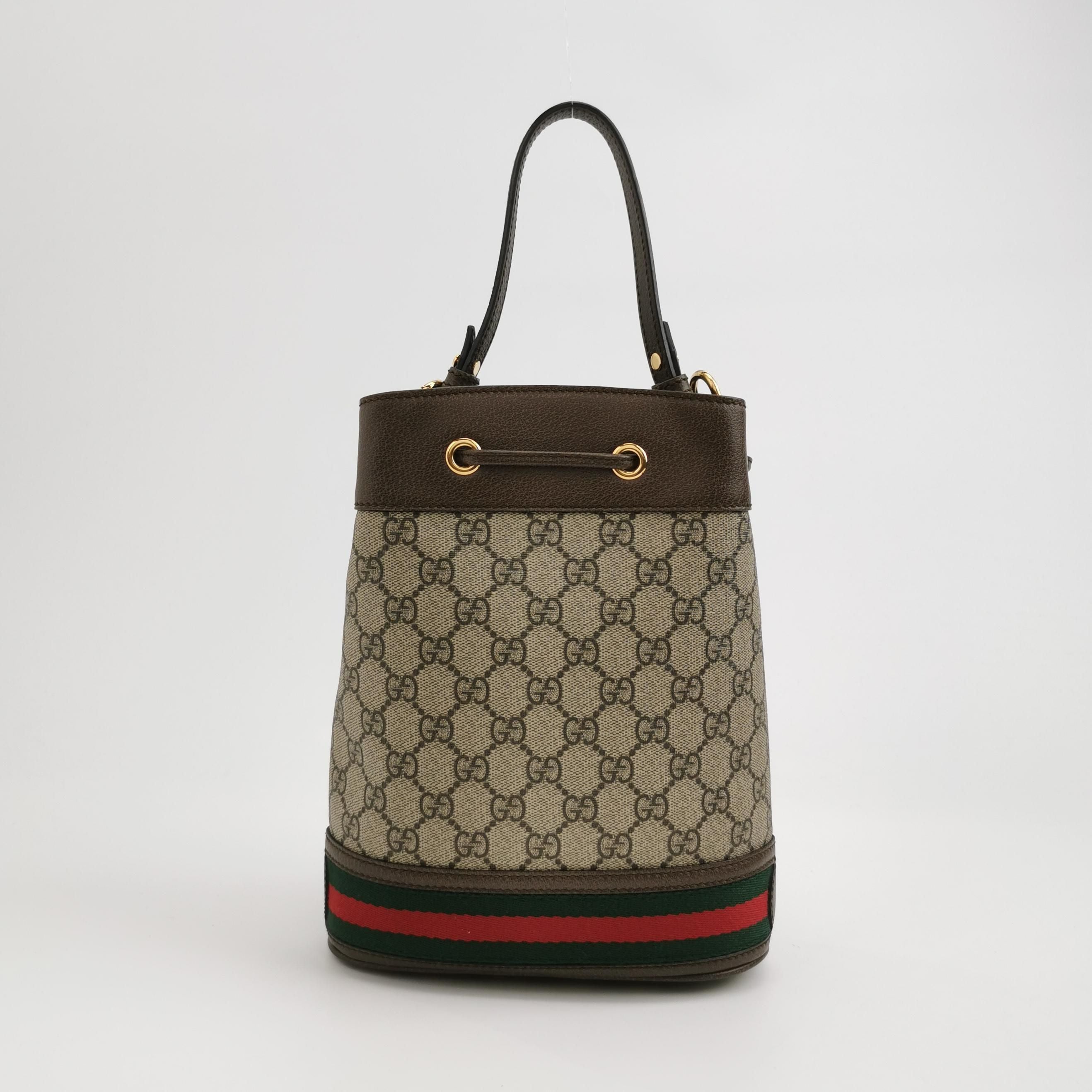Gucci Ophidia Small Leather Canvas GG Crossbody Bag 250329781126239