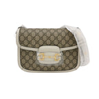 Gucci 1955 Small GG Canvas Horsebit Hobo Crossbody Bag 250329781126078