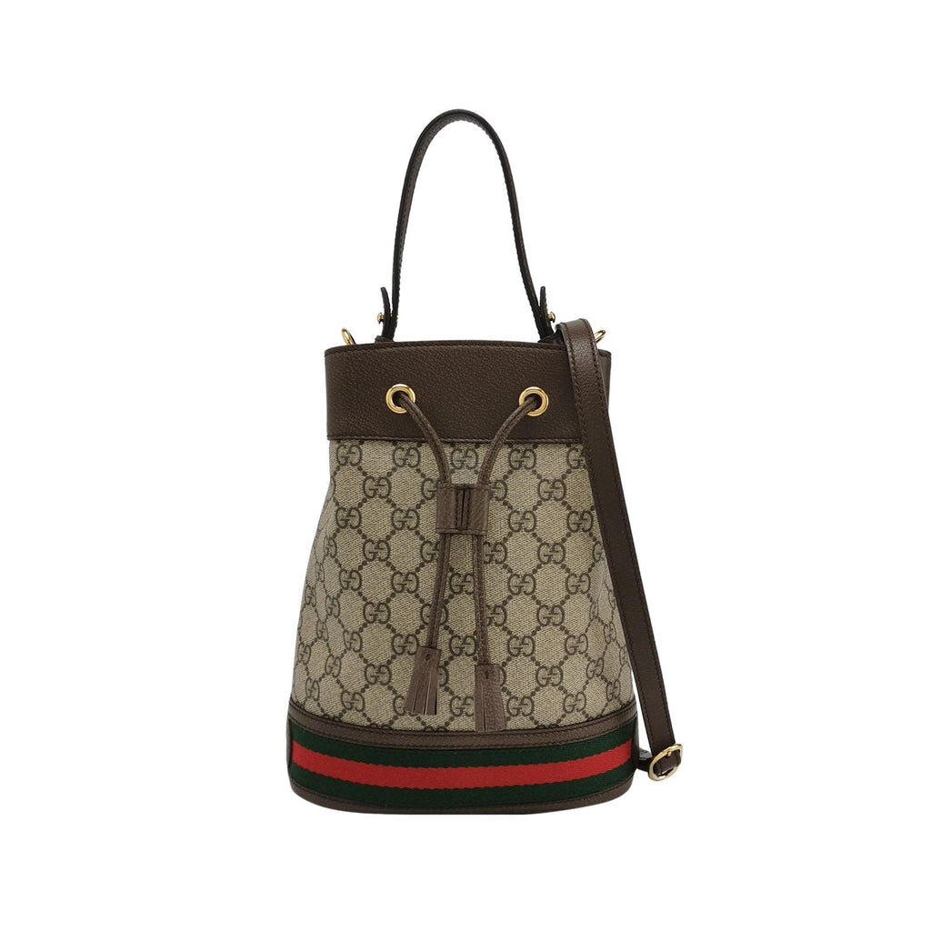 Gucci Ophidia Small Leather Canvas GG Crossbody Bag 250329781126236