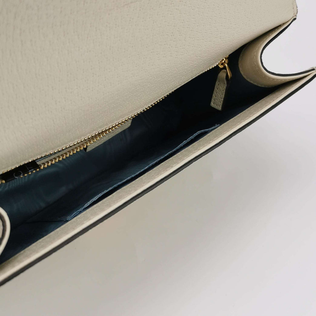 Gucci Sylvie Small Leather and Canvas Crossbody Bag with Bee and Star Print 250328781124389