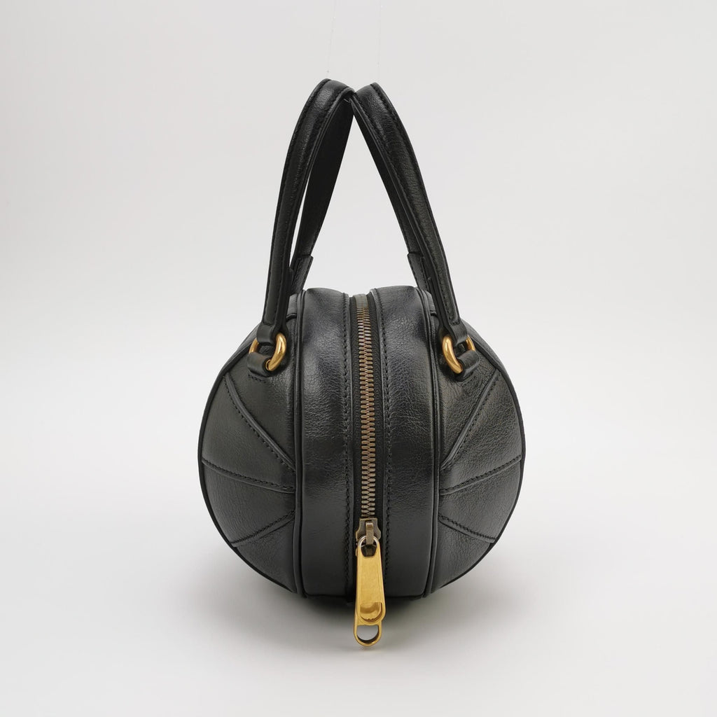 Gucci Leather Spherical GG Logo Crossbody Bag 250324781118565
