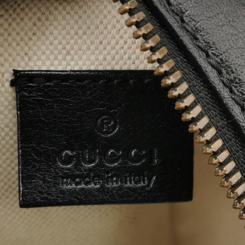 Gucci Leather Spherical GG Logo Crossbody Bag 250324781118565