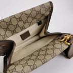 Gucci Neo Vintage Small GG Monogram Tiger Head Logo Crossbody Bag 037852100468