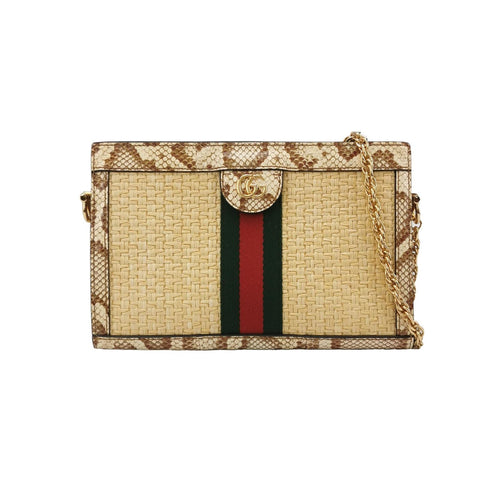 Gucci Ophidia Small Snake Skin and Canvas GG Crossbody Bag 250323781117455
