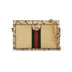 Gucci Ophidia Small Snake Skin and Canvas GG Crossbody Bag 250323781117455