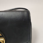 Gucci Arli Small Leather Solid GG Logo Crossbody Bag 250318781110083