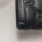 Gucci GG Matelassé Leather Solid Double G Logo Shoulder Bag Crossbody Bag 250316781107594