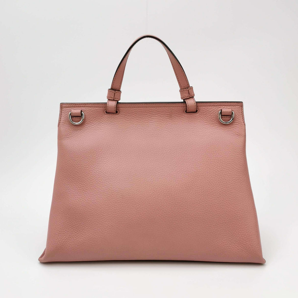 Gucci Daily Leather Bamboo Twist Lock Flap Crossbody Bag 250315781106163