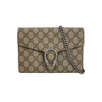Gucci Dionysus Mini GG Supreme Double Tiger Head Buckle Crossbody Bag 250316781107684