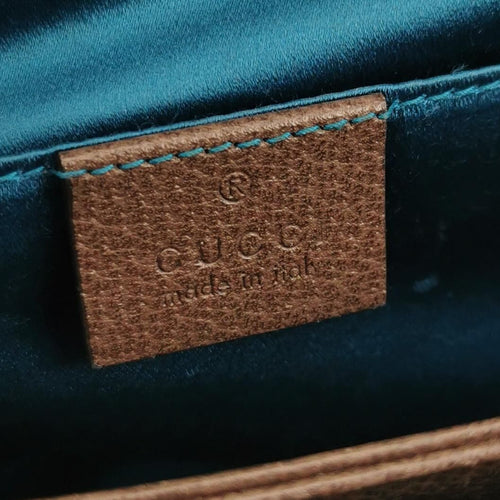 Gucci Ophidia Small Leather Canvas GG Crossbody Bag 250312781101513