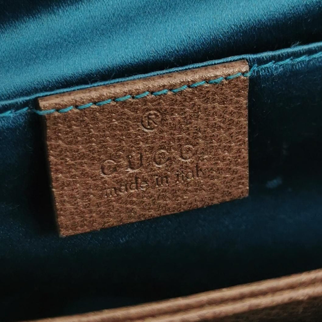 Gucci Ophidia Small Leather Canvas GG Crossbody Bag 250312781101513