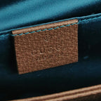 Gucci Ophidia Small Leather Canvas GG Crossbody Bag 250312781101513