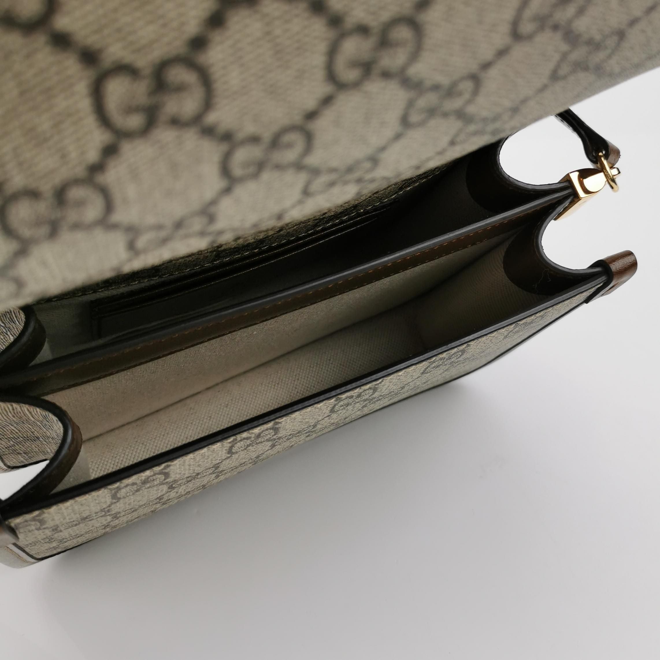 Gucci GG Retro Mini Leather Crossbody Bag with GG Pattern 250221781073895