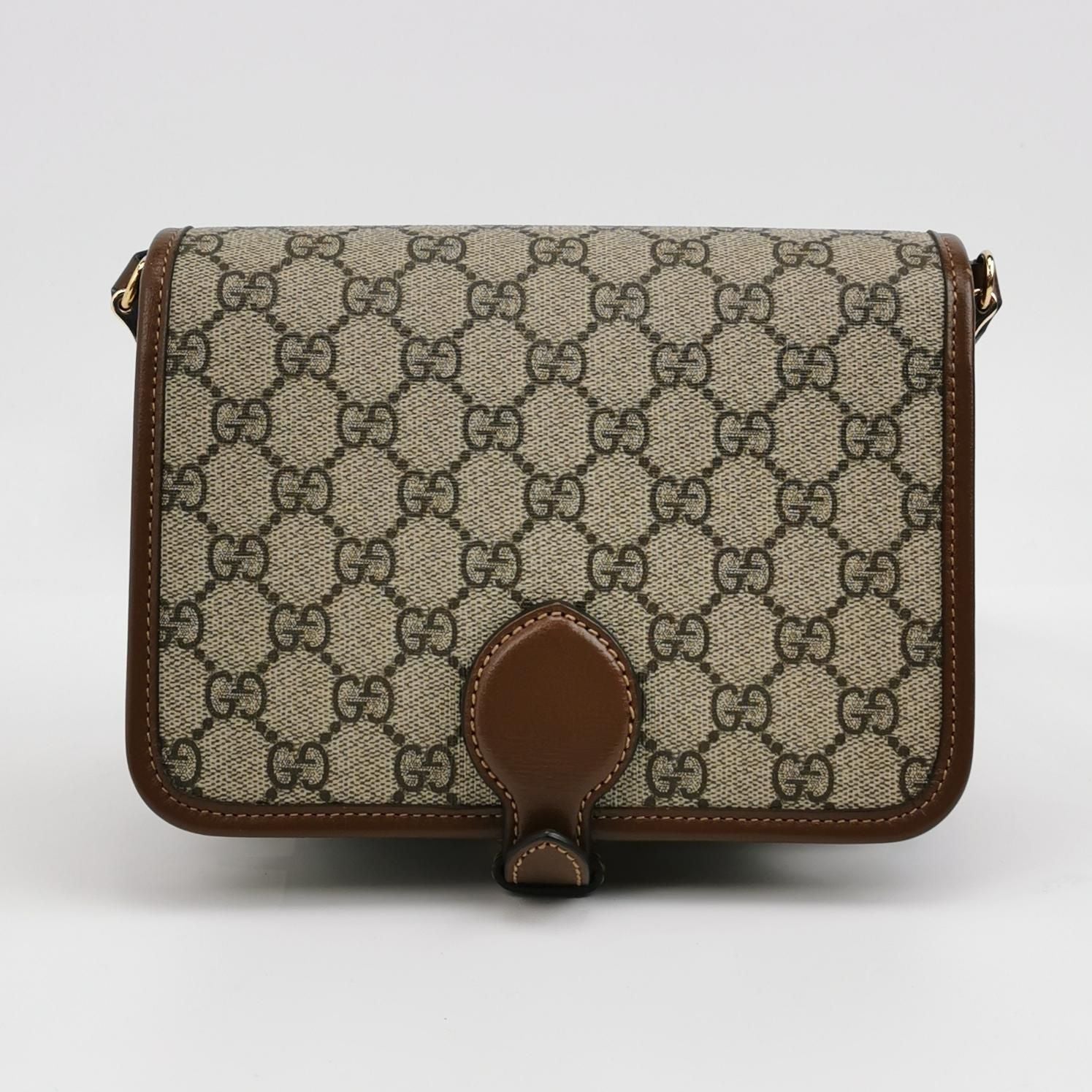 Gucci GG Retro Mini Leather Crossbody Bag with GG Pattern 250221781073895