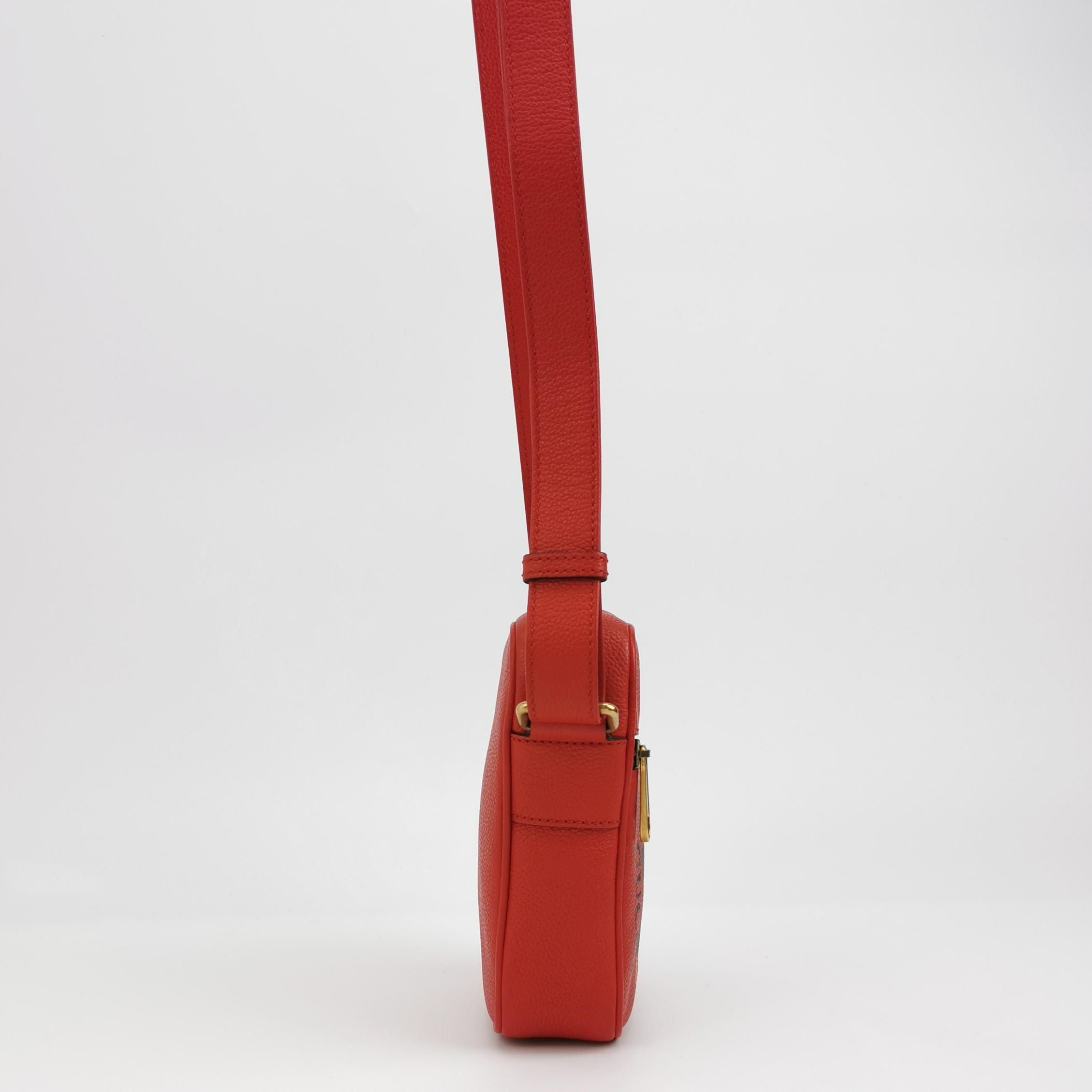 Gucci Print Leather Shoulder Bag Crossbody Bag 250311781100739