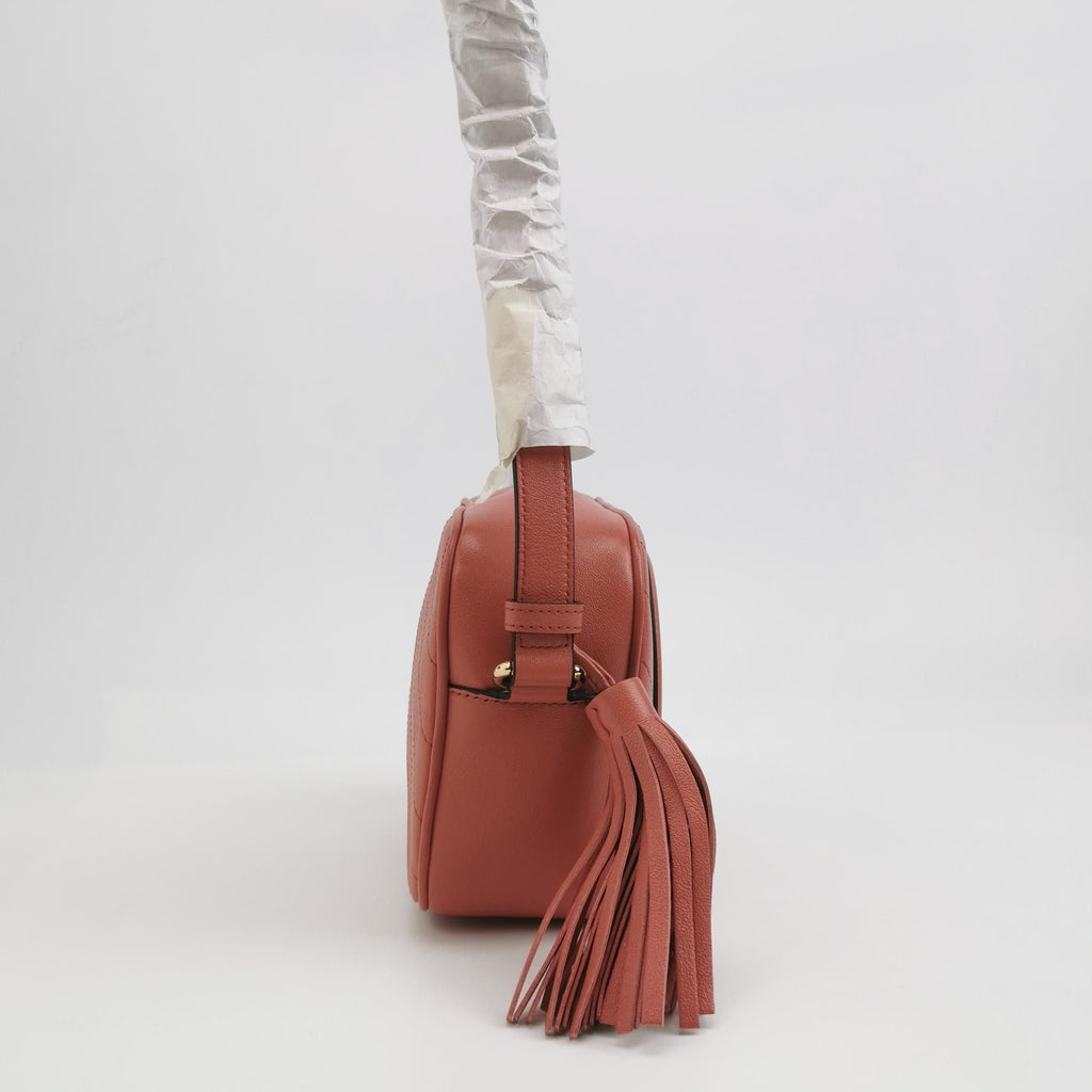 Gucci Blondie Mini Solid Pattern GG Tassel Camera Crossbody Bag 250301781085722