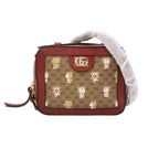 Gucci Doraemon Mini Leather GG Logo Zip Crossbody Bag 250302781087669
