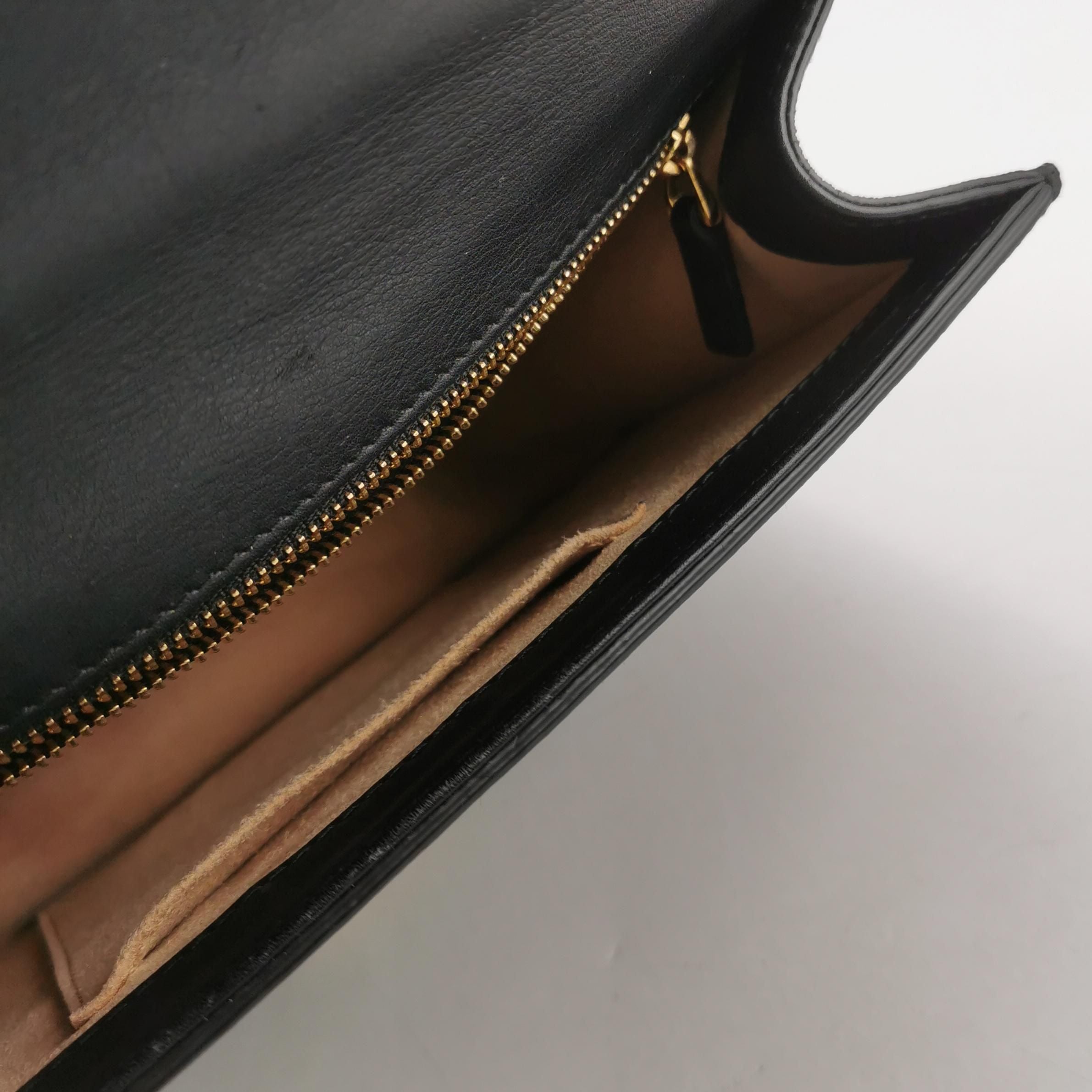 Gucci Sylvie Small Flannel and Waxed Leather Crossbody Bag 250303781088384