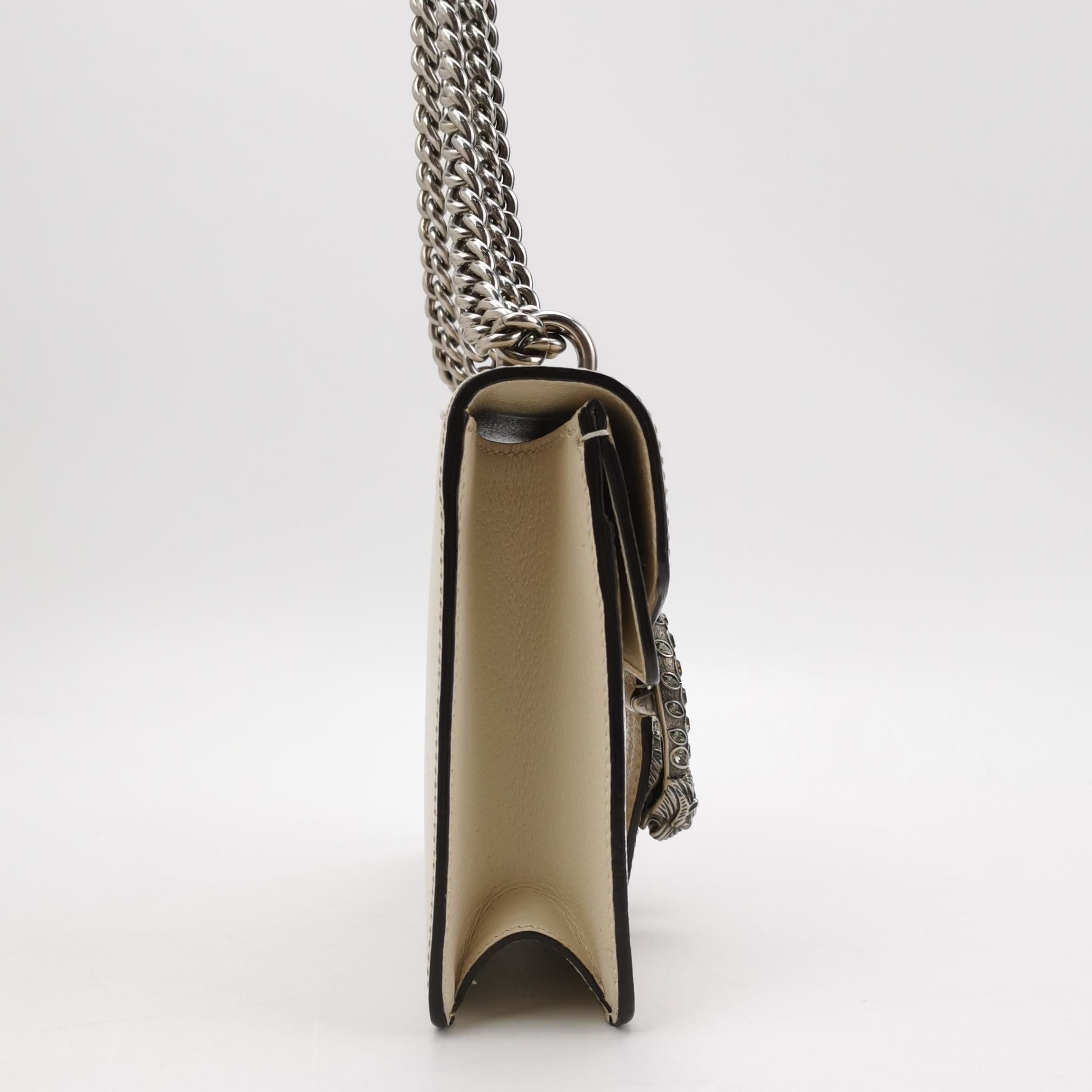 Gucci Dionysus Mini Bag in Solid Calfskin with Double Tiger Head Buckle 250228781084321