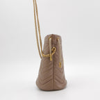Gucci GG Marmont Mini Leather V-stitch Quilted Double G Bucket Crossbody Bag 250302781087779