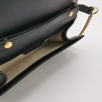 Gucci Diana Calfskin Solid Bamboo Handle Crossbody Bag 250223781077178