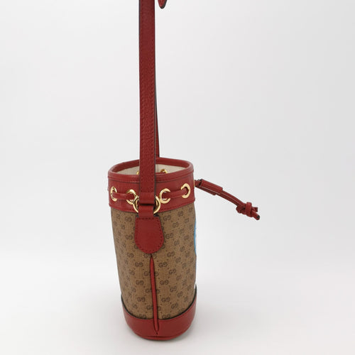 Gucci Ophidia Leather Doraemon Print GG Crossbody Bag 027852100216