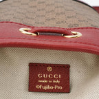 Gucci Ophidia Leather Doraemon Print GG Crossbody Bag 027852100216