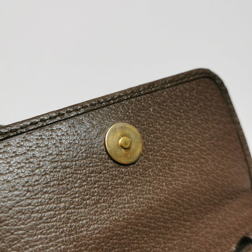 Gucci Ophidia Mini Leather Canvas GG Crossbody Bag 250219781070757